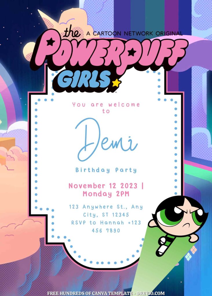 Free Powerpuff Girls Birthday Invitations