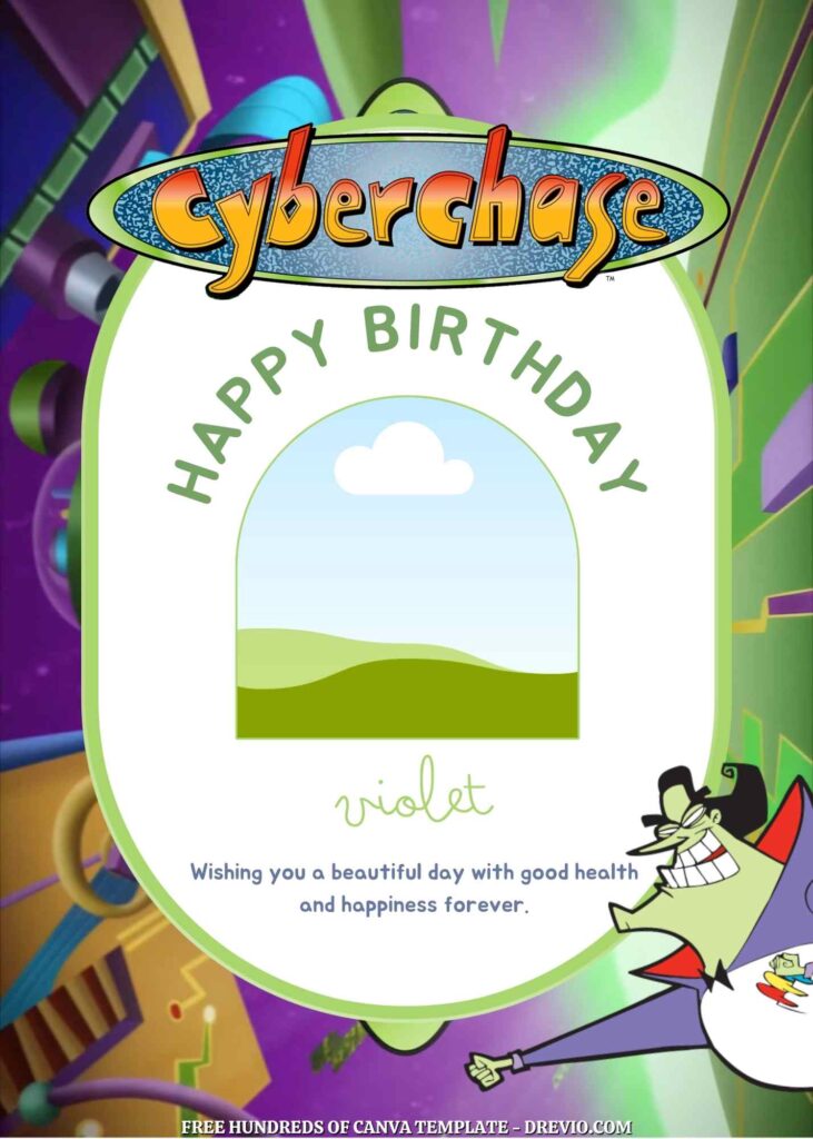 Invitation Template of FREE - 22+ Cyberchase Canva Birthday Invitation Templates 15