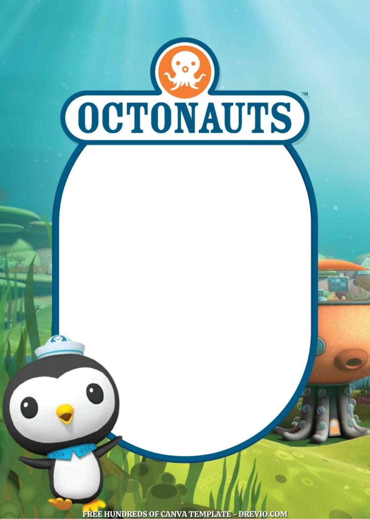 Invitation Template of 20+ The Octonauts Canva Birthday Invitation Templates 8