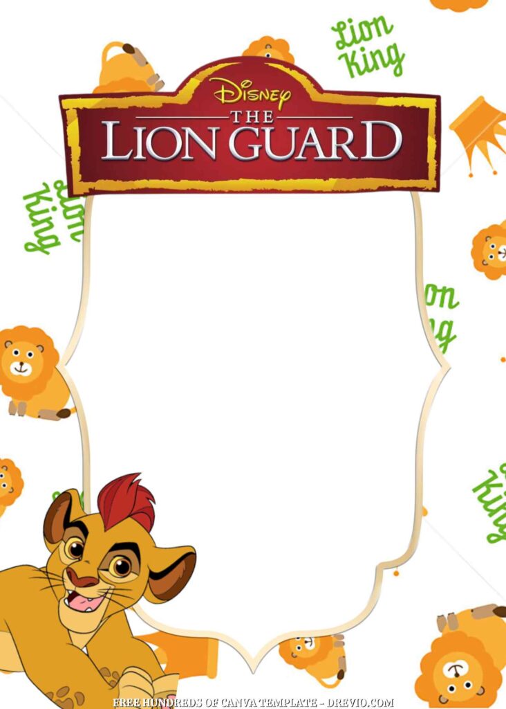 Invitation Template of FREE - 16+ The Lion Guard Canva Birthday Invitation Templates 16