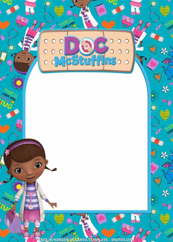 Invitation Template of FREE - 18+ Doc McStuffins Canva Birthday Invitation Template 16