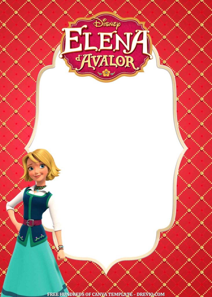 Invitation Template of FREE - 18+ Elena of Avalor Canva Birthday Invitation Templates 16