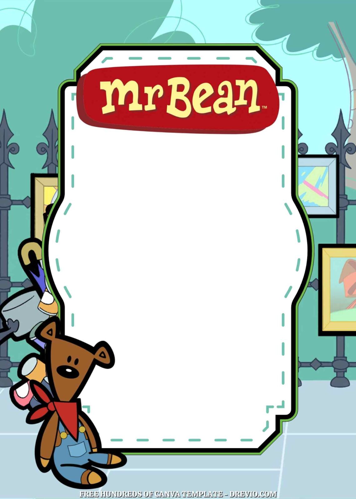 Free Mr Bean Birthday Invitations | Download Hundreds FREE PRINTABLE ...