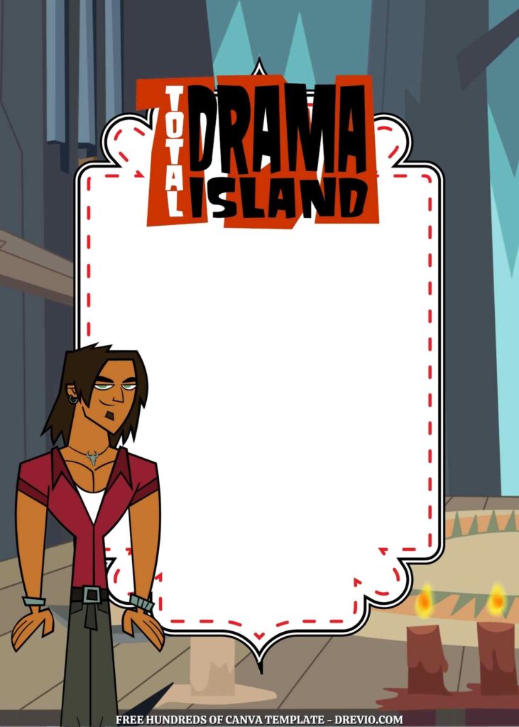 Invitation Template of 22+ Total Drama Canva Birthday Invitation Templates 9