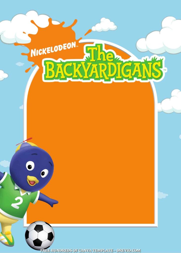 Invitation Template of FREE - 20+ The Backyardigans Canva Birthday Invitation Templates 18