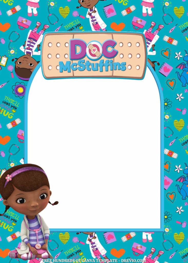 Invitation Template of FREE - 18+ Doc McStuffins Canva Birthday Invitation Template 18