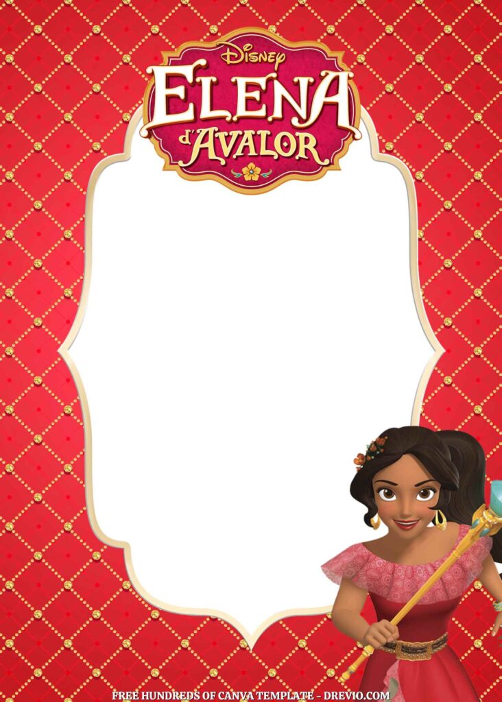 Invitation Template of FREE - 18+ Elena of Avalor Canva Birthday Invitation Templates 18