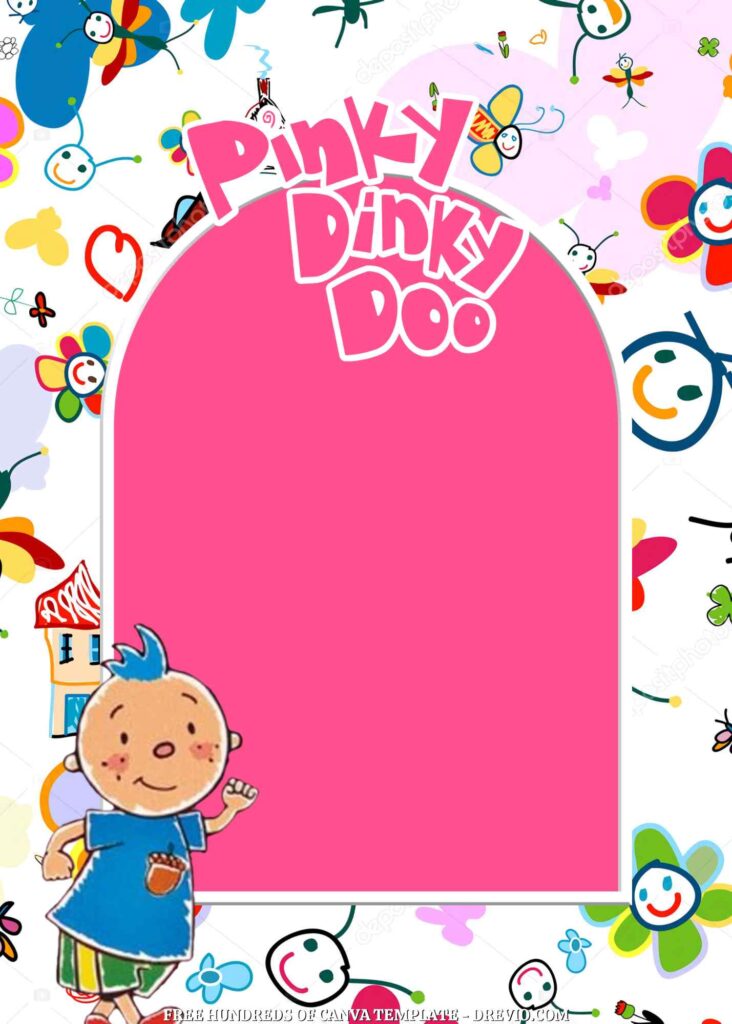 Invitation Template of 20+ Pinky Dinky Doo Canva Birthday Invitation Templates 11