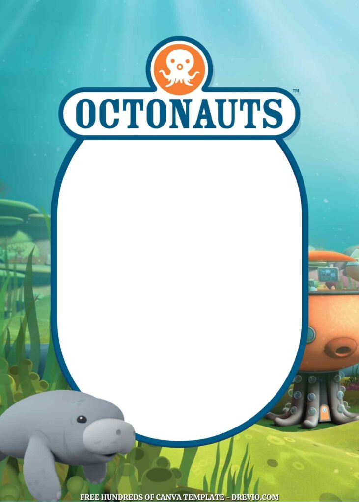 Invitation Template of 20+ The Octonauts Canva Birthday Invitation Templates 10