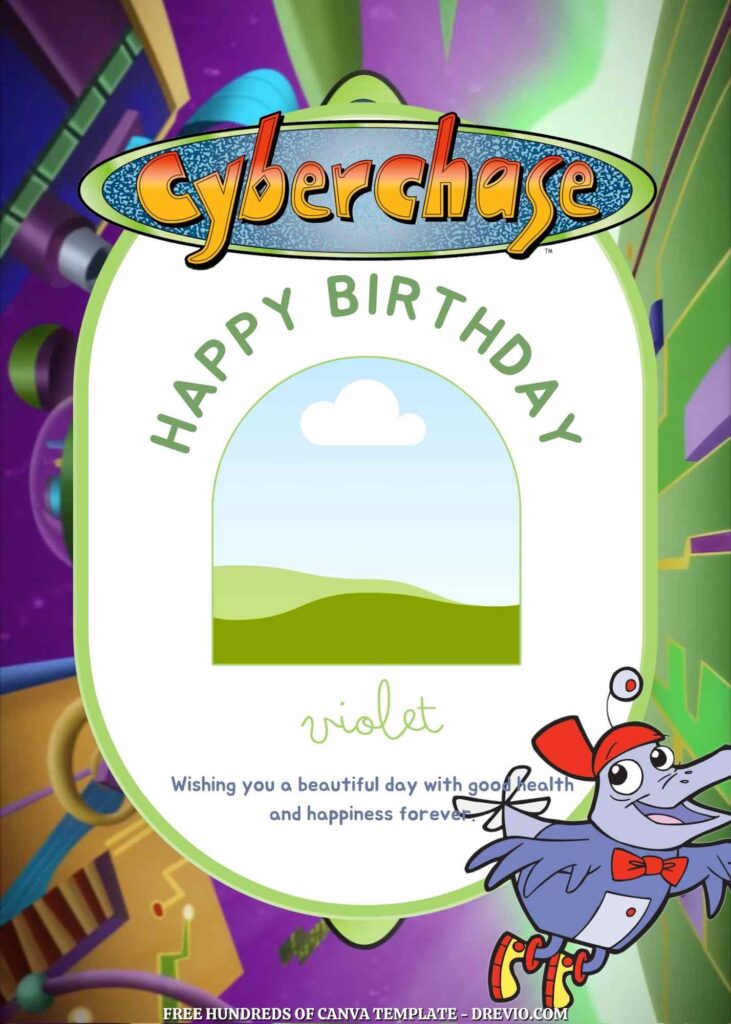 Invitation Template of FREE - 22+ Cyberchase Canva Birthday Invitation Templates 19