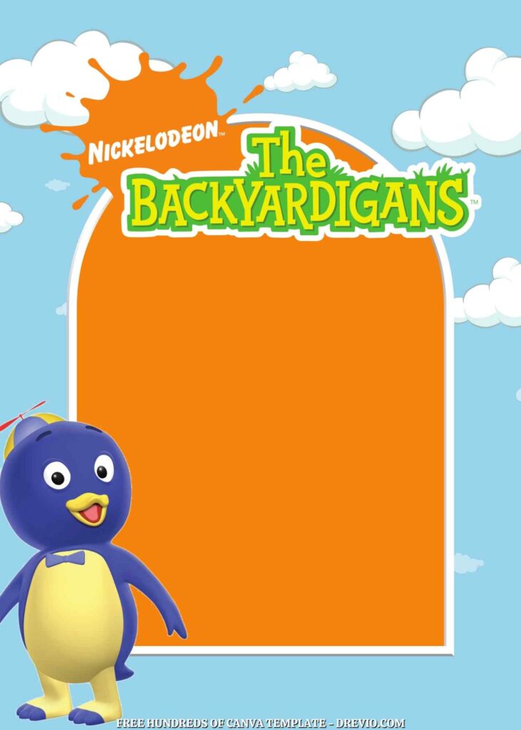 Invitation Template of FREE - 20+ The Backyardigans Canva Birthday Invitation Templates 2