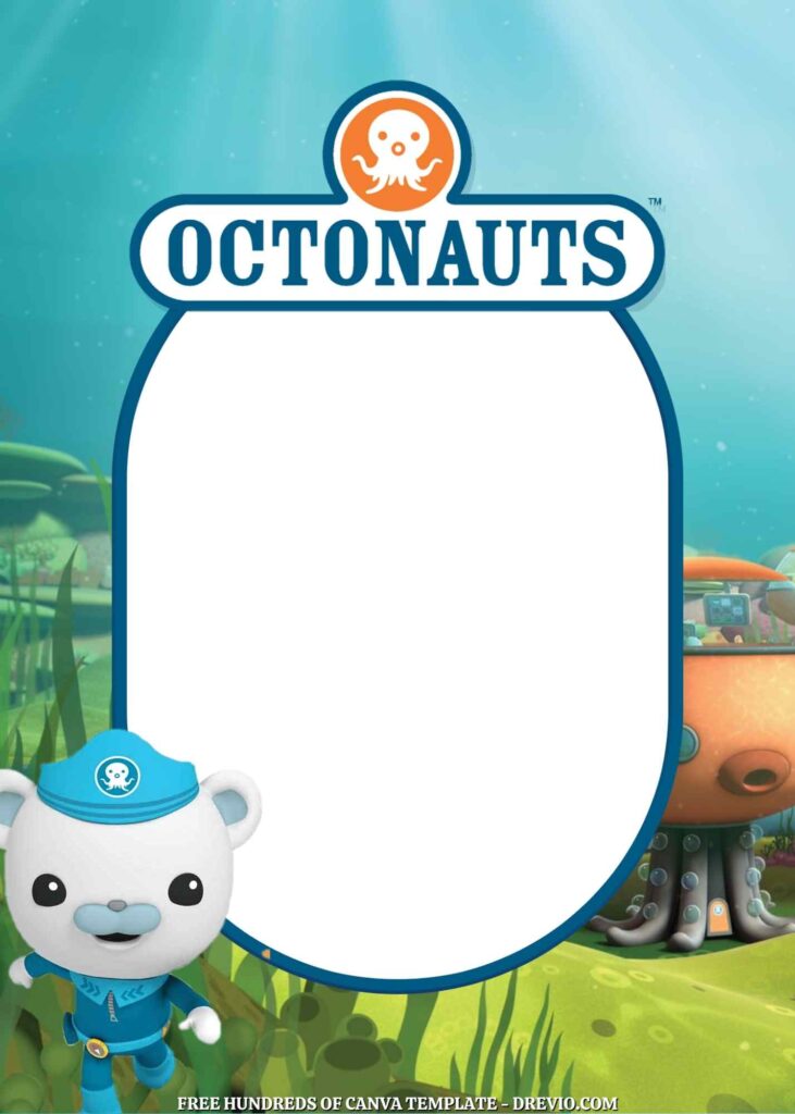 Invitation Template of 20+ The Octonauts Canva Birthday Invitation Templates 2