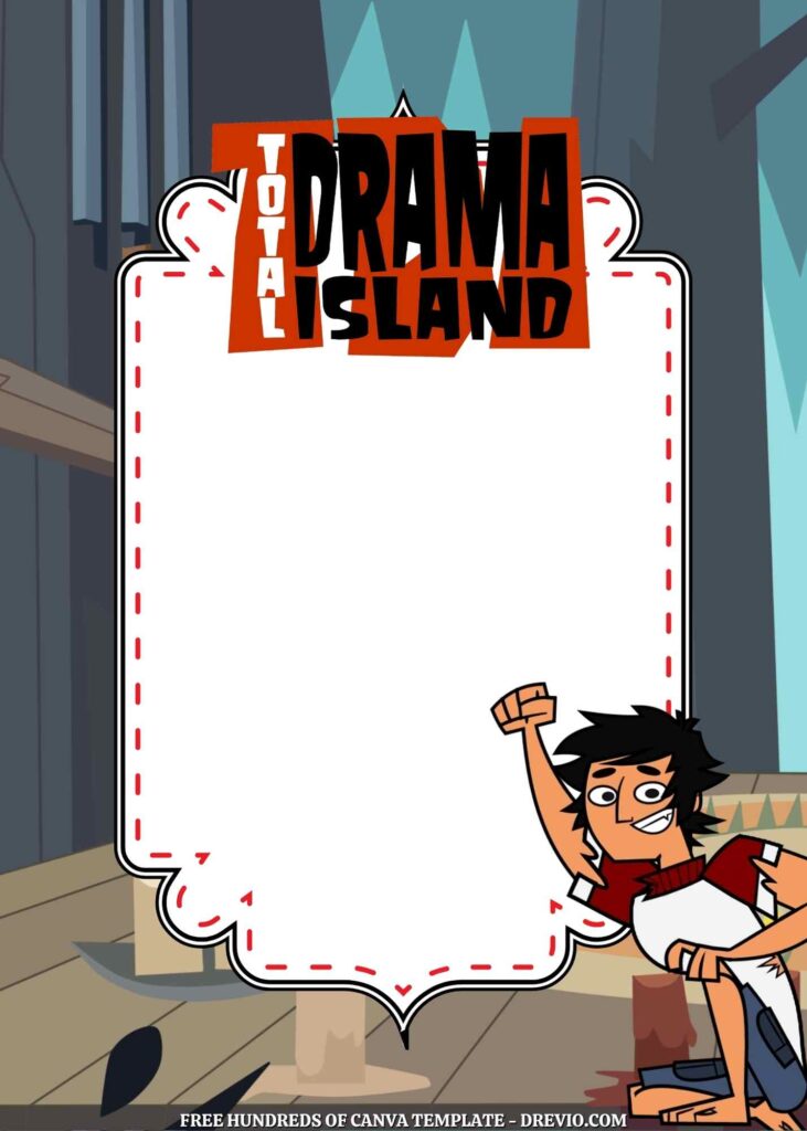 Invitation Template of 22+ Total Drama Canva Birthday Invitation Templates 1