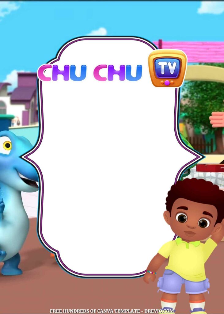 Invitation Template of 14+ ChuChu TV Canva Birthday Invitation Templates 2