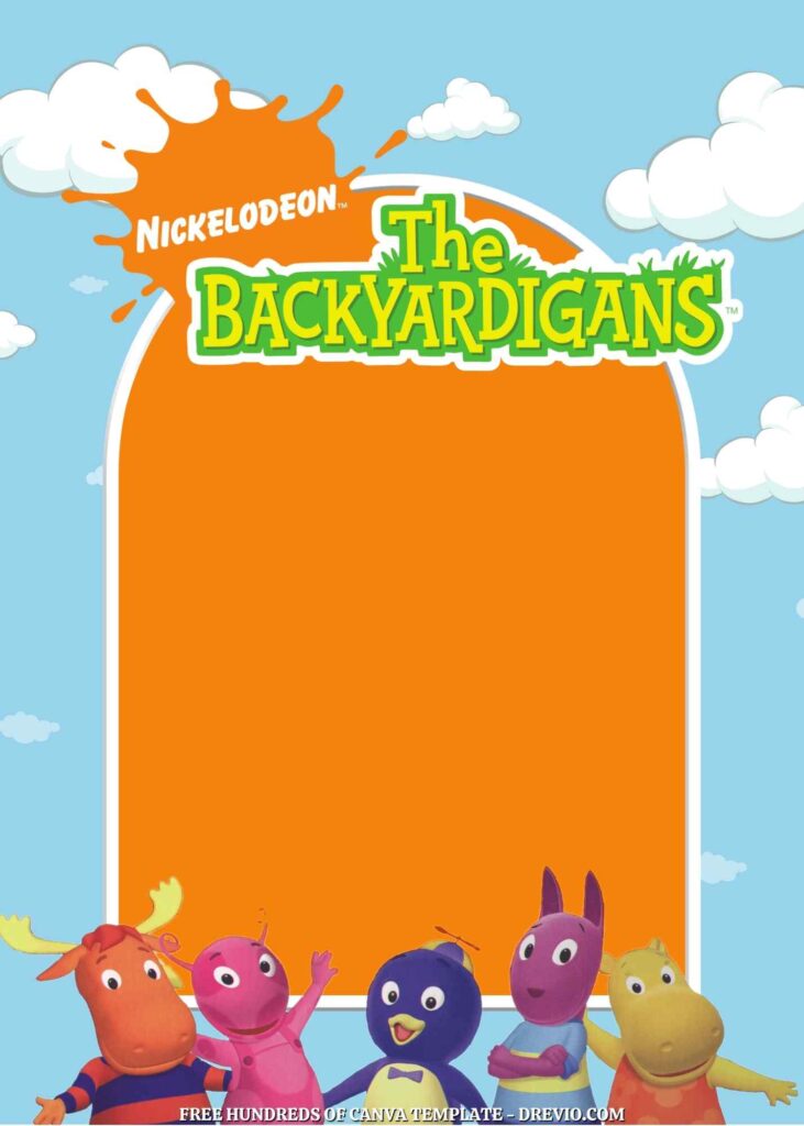 Invitation Template of FREE - 20+ The Backyardigans Canva Birthday Invitation Templates 20