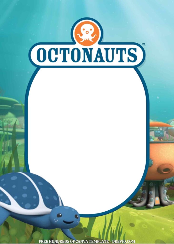 Invitation Template of 20+ The Octonauts Canva Birthday Invitation Templates 9