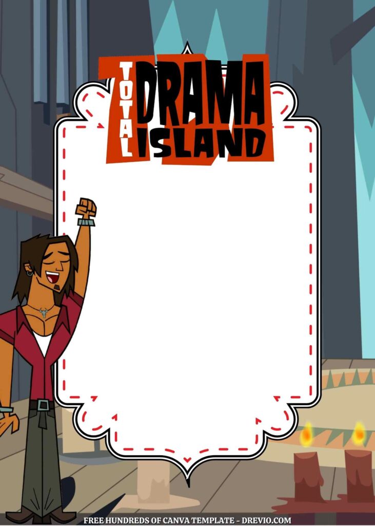 Invitation Template of 22+ Total Drama Canva Birthday Invitation Templates 10