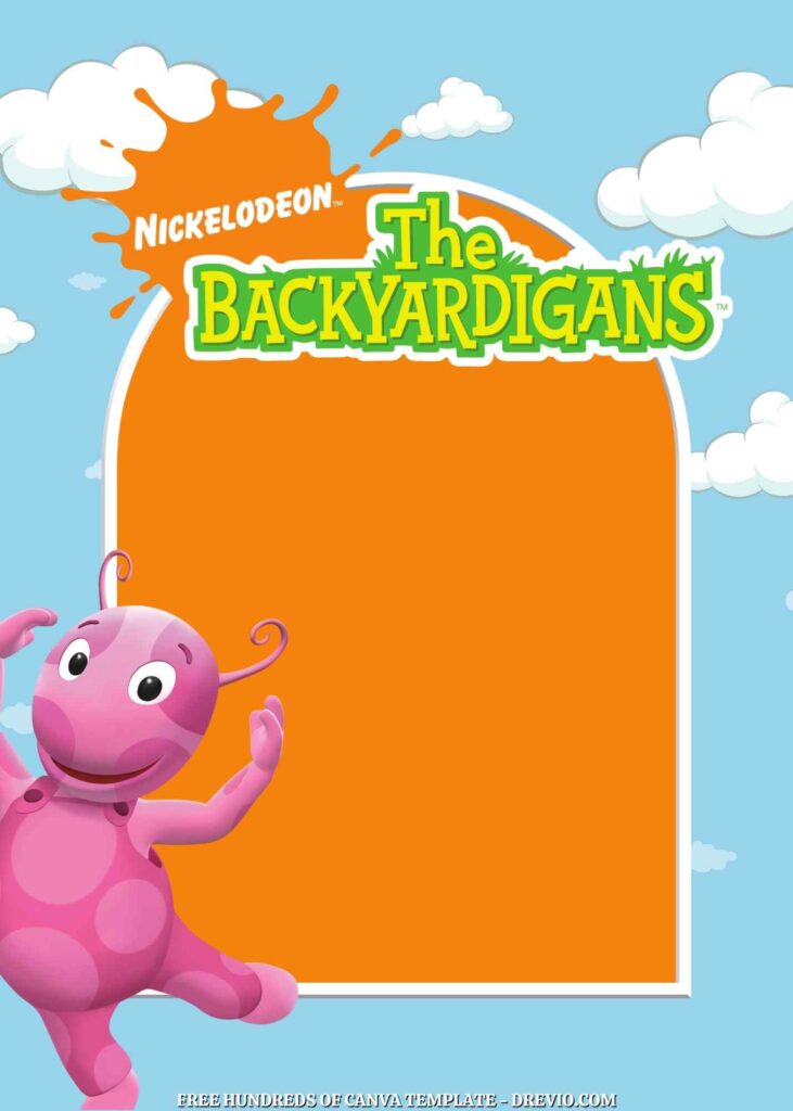 Invitation Template of FREE - 20+ The Backyardigans Canva Birthday Invitation Templates 4