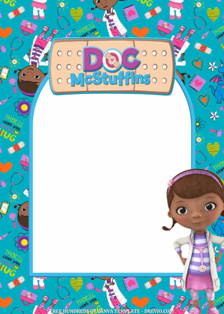 Invitation Template of FREE - 18+ Doc McStuffins Canva Birthday Invitation Template 4