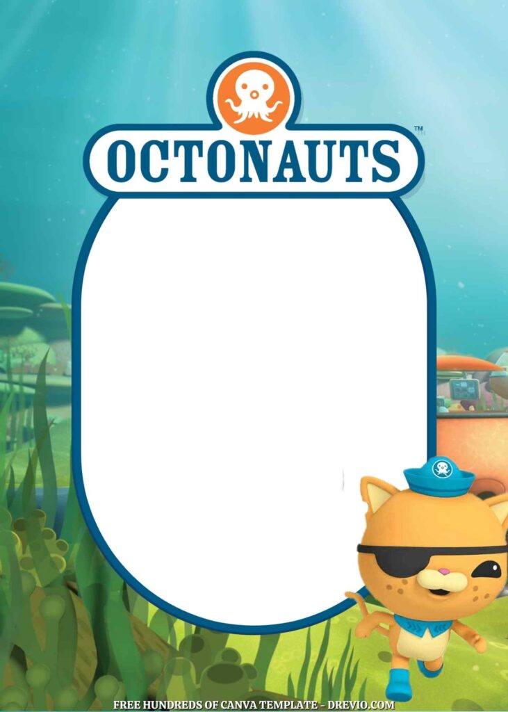 Invitation Template of 20+ The Octonauts Canva Birthday Invitation Templates 1