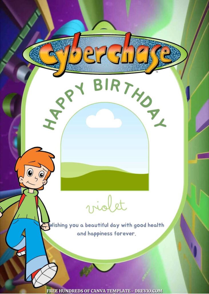 Invitation Template of FREE - 22+ Cyberchase Canva Birthday Invitation Templates 5