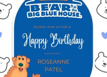 Invitation Template of FREE - 16+ Bear in the Big Blue House Canva Birthday Invitation Templates 6