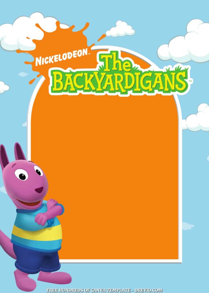 Invitation Template of FREE - 20+ The Backyardigans Canva Birthday Invitation Templates 6