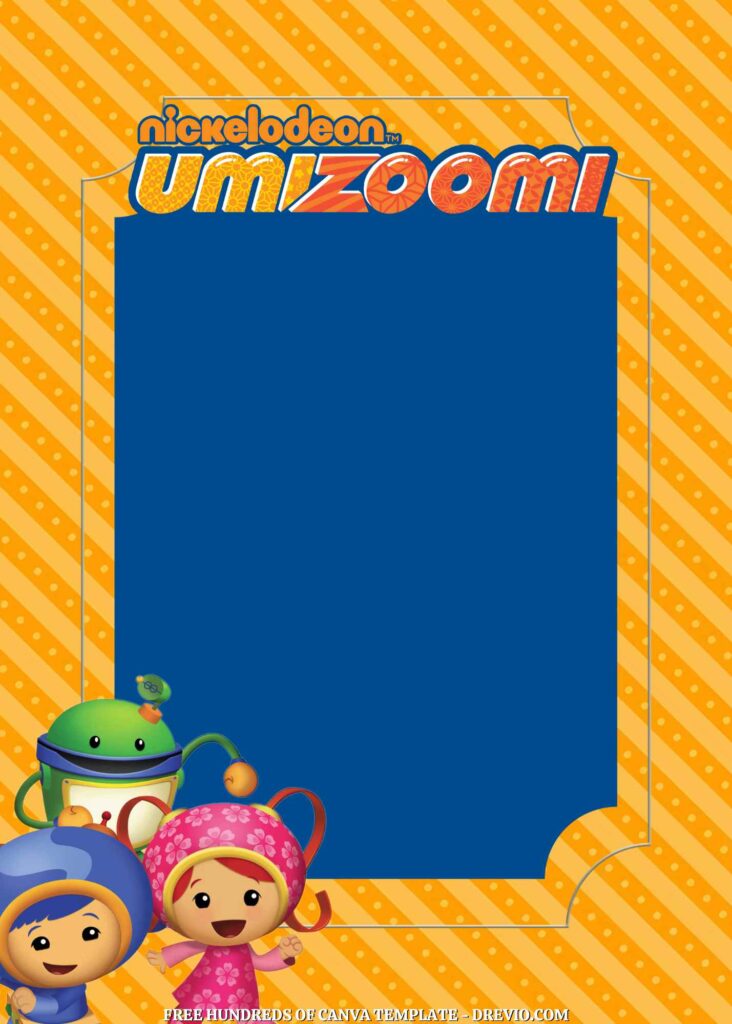 Invitation Template of FREE - 22+ Team Umizoomi Canva Birthday Invitation Templates 6