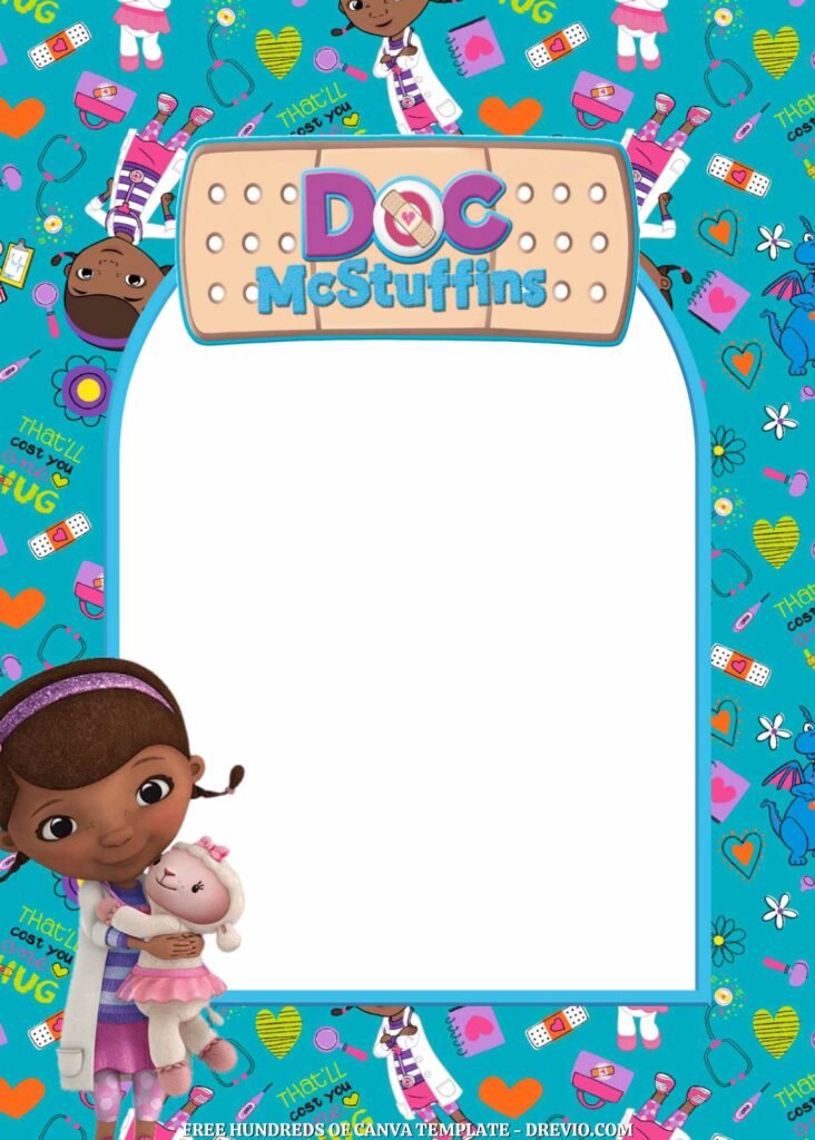 Invitation Template of FREE - 18+ Doc McStuffins Canva Birthday Invitation Template 6