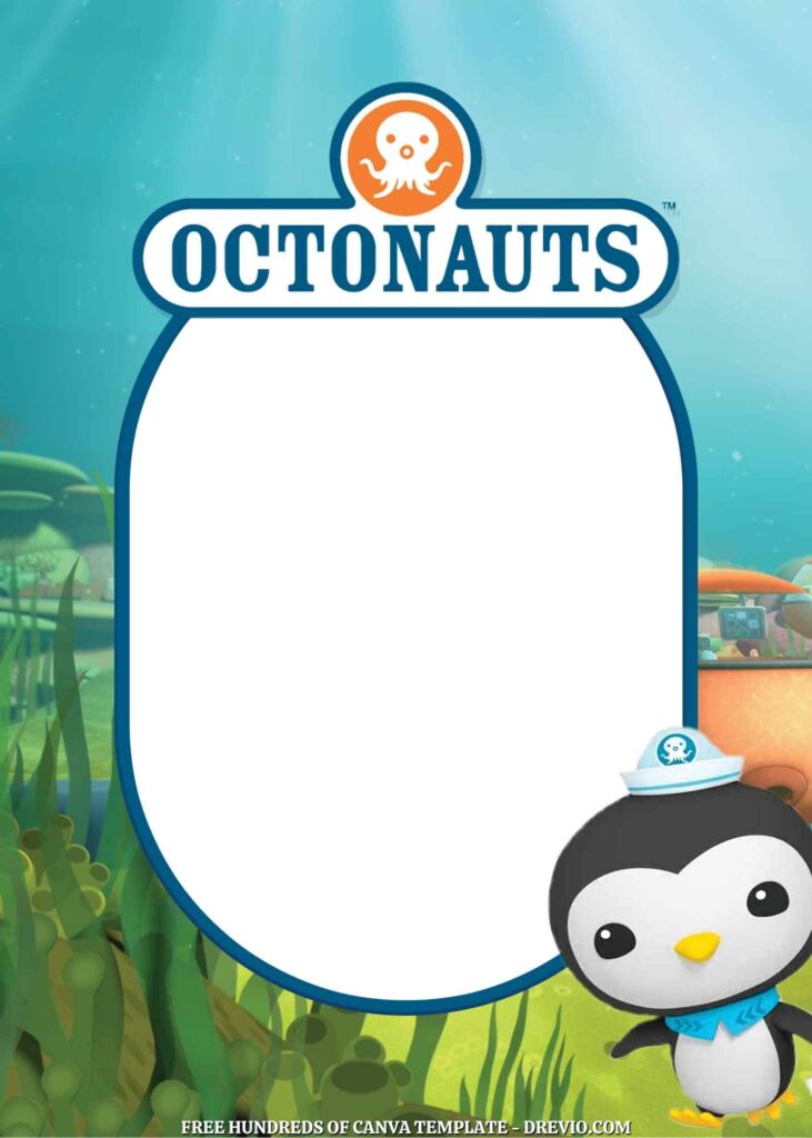 Invitation Template of 20+ The Octonauts Canva Birthday Invitation Templates 3