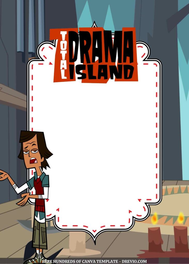 Invitation Template of 22+ Total Drama Canva Birthday Invitation Templates 3