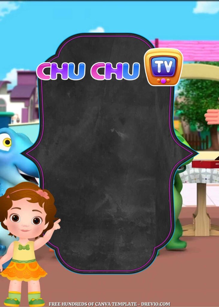 Invitation Template of 14+ ChuChu TV Canva Birthday Invitation Templates 4