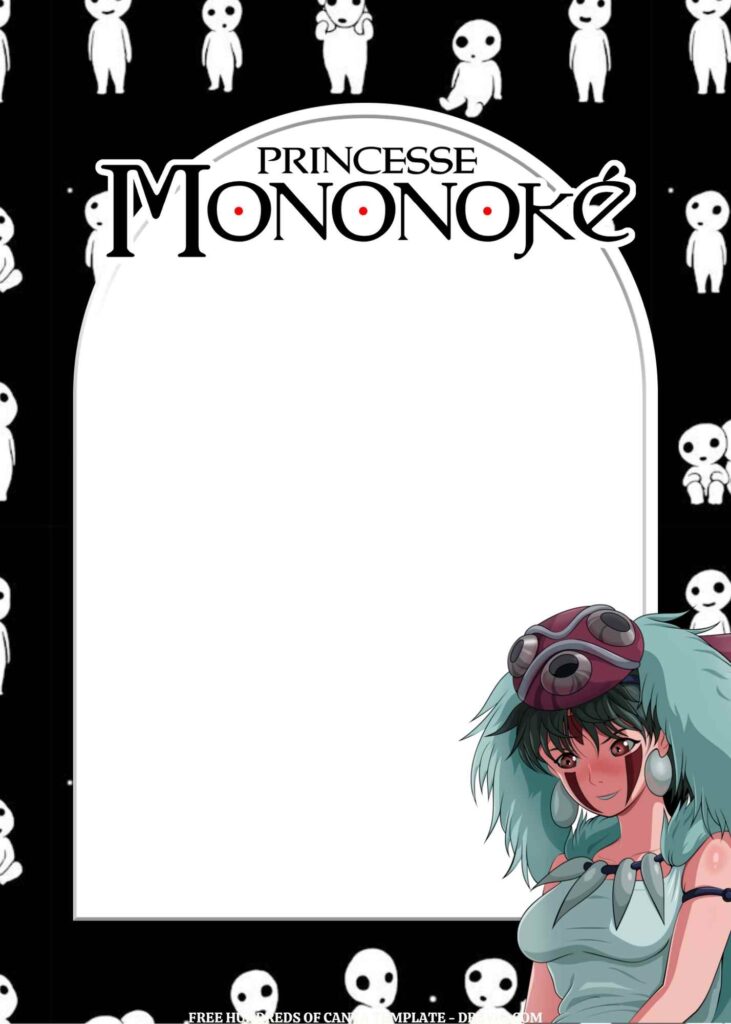 Invitation Template of FREE - 18+ Princess Mononoke Canva Birthday Invitation Templates 13