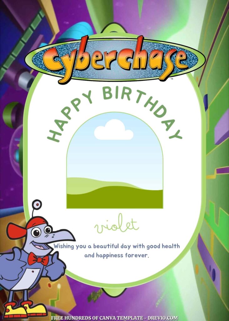 Invitation Template of FREE - 22+ Cyberchase Canva Birthday Invitation Templates 7