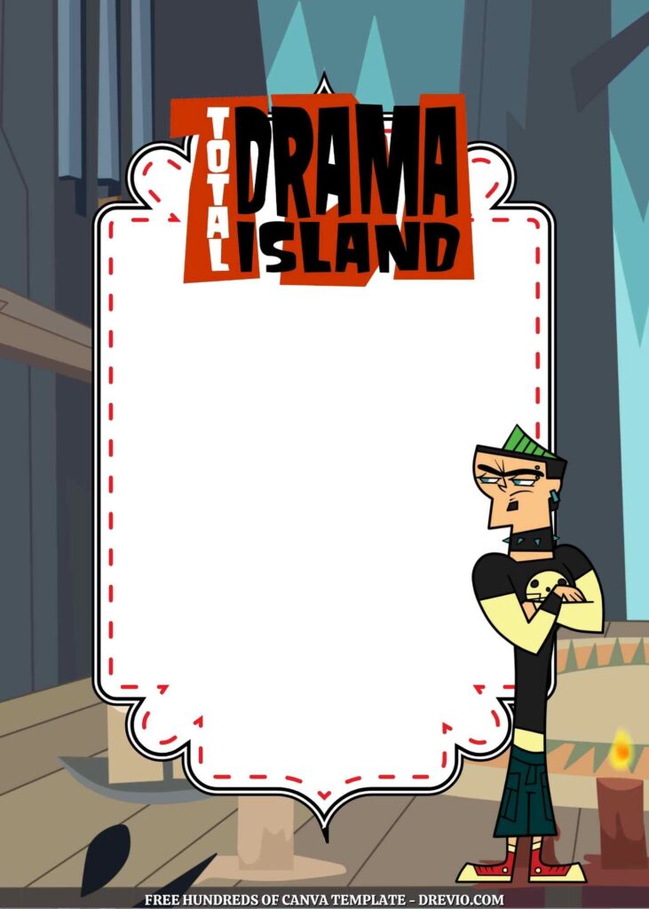 Invitation Template of 22+ Total Drama Canva Birthday Invitation Templates 4