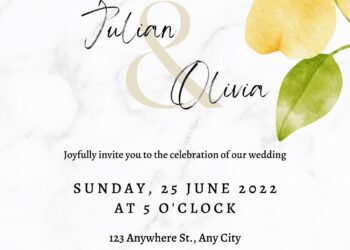 FREE PRINTABLE - 8+ Garden Daydream Canva Wedding Invitation Templates
