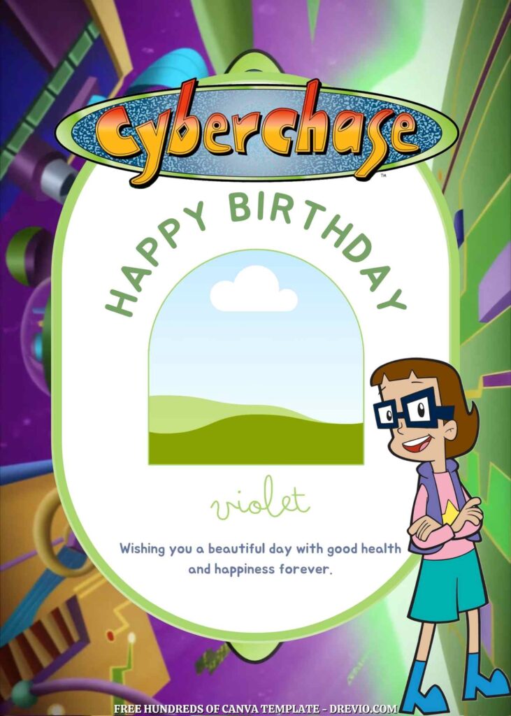 Invitation Template of FREE - 22+ Cyberchase Canva Birthday Invitation Templates 9