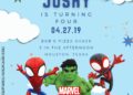 9+ Mighty Spidey And His Amazing Friends Canva Birthday Invitation Templates