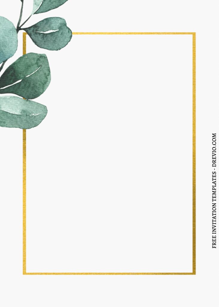 Invitation Template of FREE PRINTABLE - 11+ Botanical Eucalyptus Editable Canva Templates 21