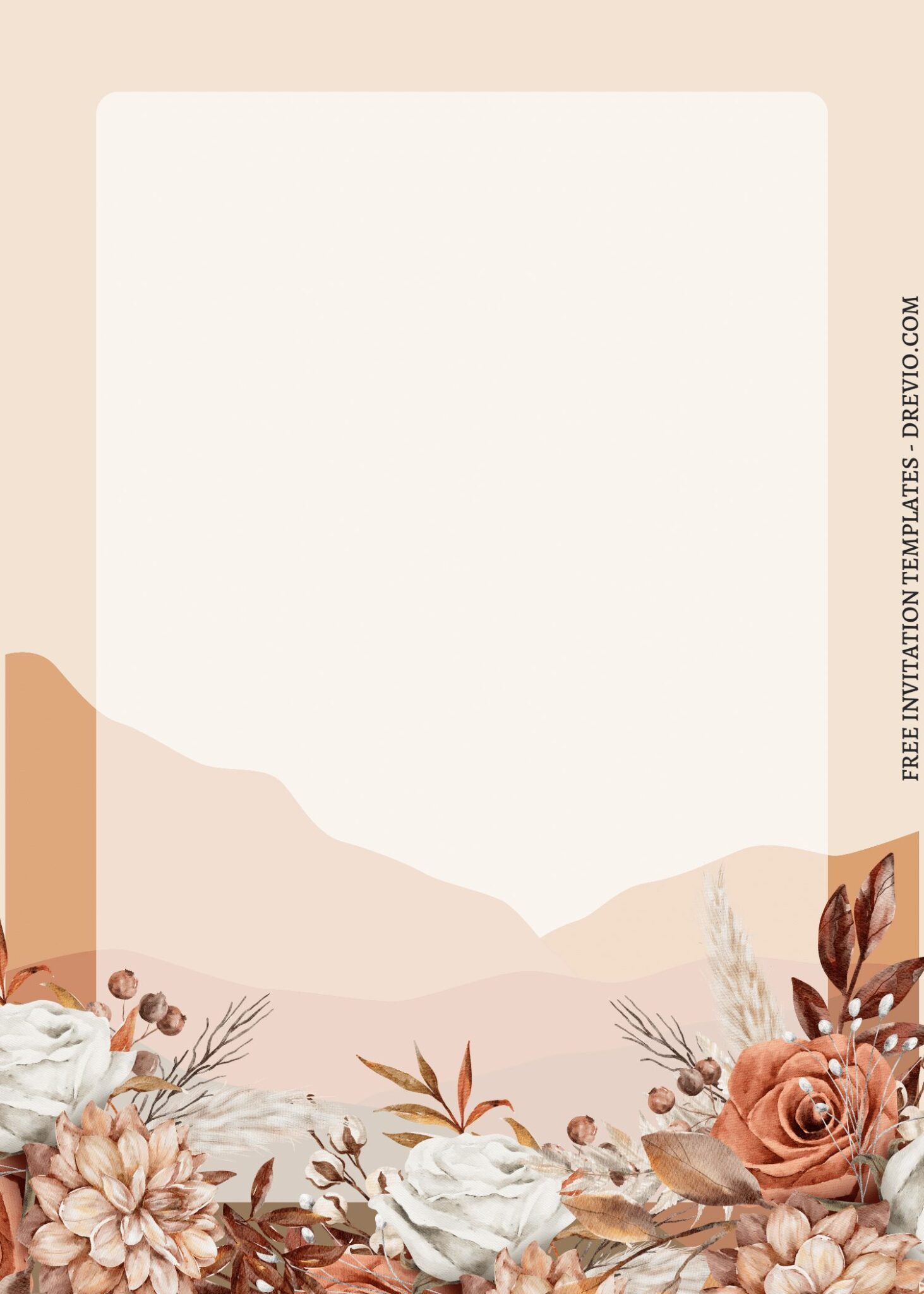 FREE PRINTABLE – 8+ Bohemian Floral Editable Canva Templates | Download ...