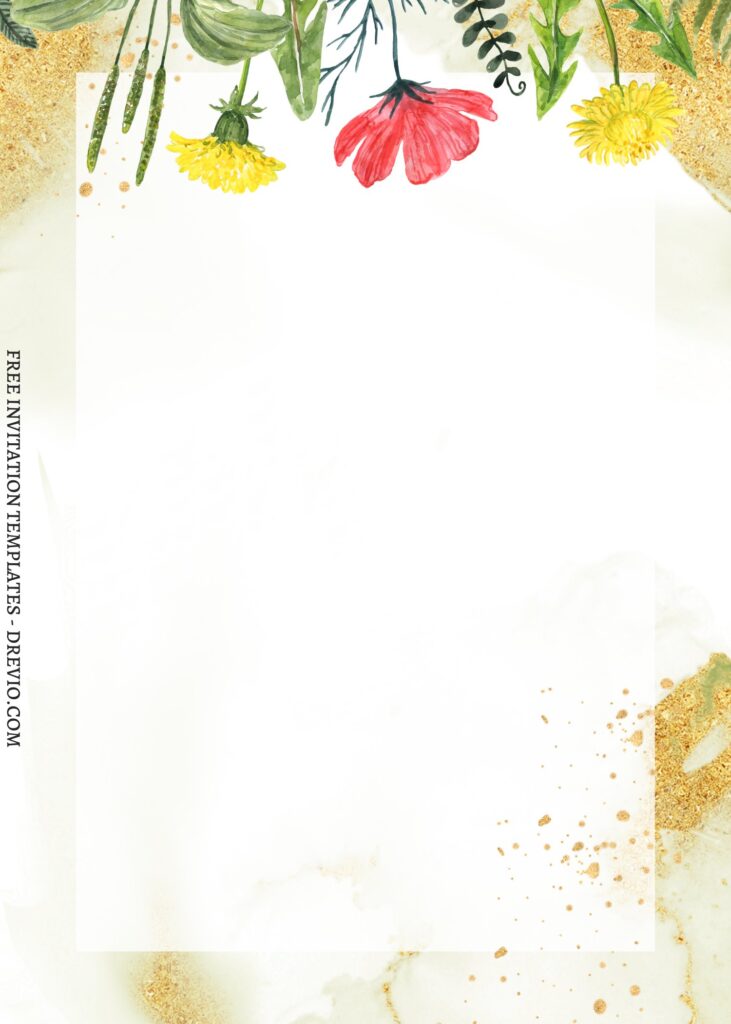 Invitation Template of FREE EDITABLE - 10+ Gleaming Gold Floral Editable Canva Templates 11