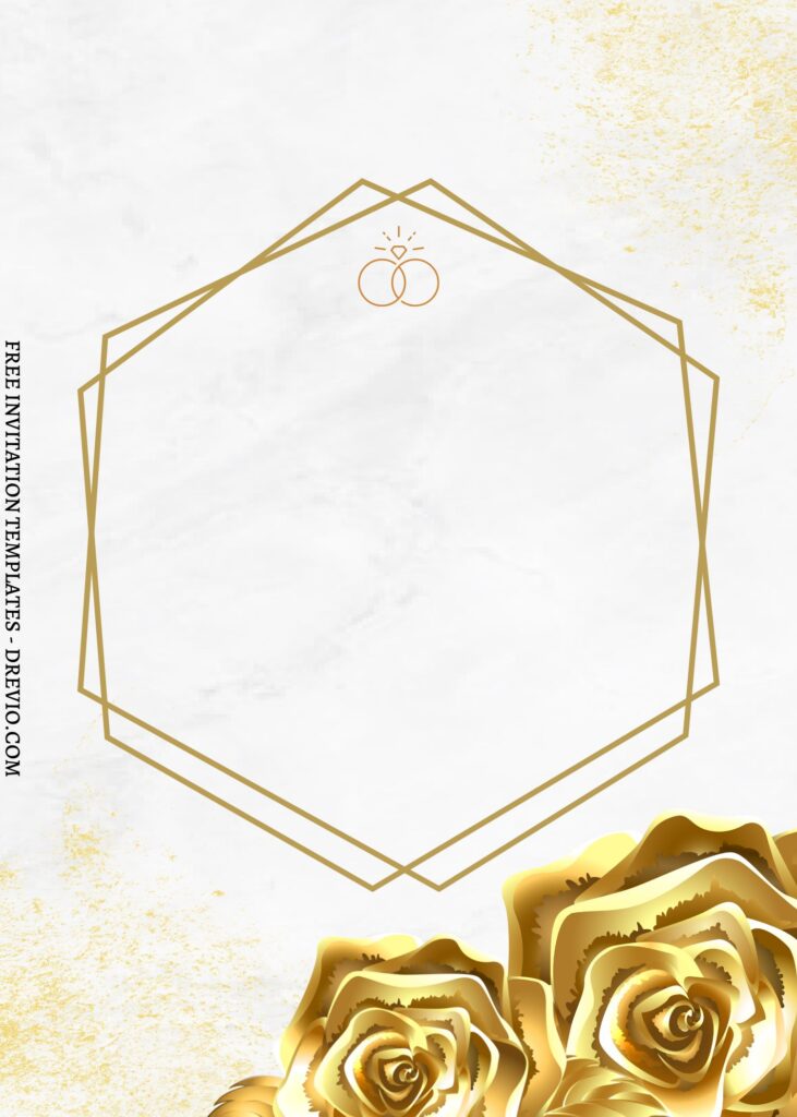 Invitation Template of FREE EDITABLE - 7+ Geometric Gold Editable Canva Templates 10