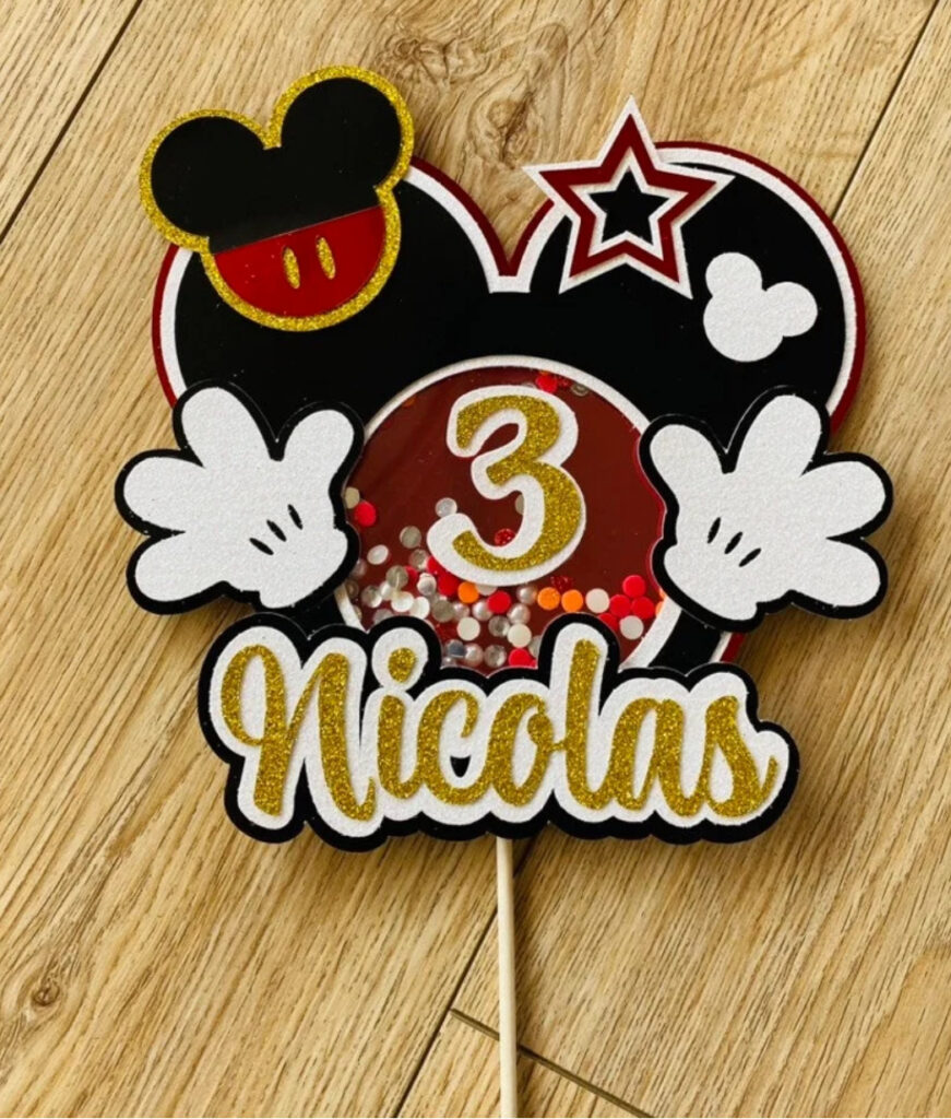 Mickey mouse cake topper