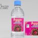 (Free Editable) Donuts Themes Canva Birthday Water Bottle Labels