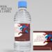 (Free Editable) Spiderman Canva Birthday Water Bottle Labels