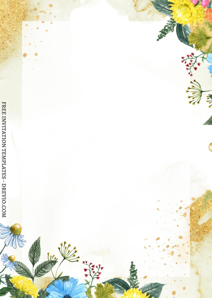 Invitation Template of FREE EDITABLE - 10+ Gleaming Gold Floral Editable Canva Templates 16