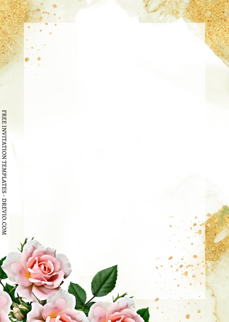 Invitation Template of FREE EDITABLE - 10+ Gleaming Gold Floral Editable Canva Templates 15