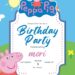 Free Peppa Pig Birthday Invitations