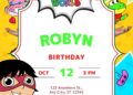 Free Ryan's World Birthday Invitations