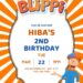 Free Blippi Birthday Invitations